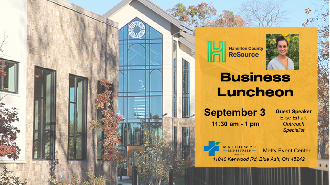 September 2026 Chamber Business Luncheon with Hamilton County ReSource